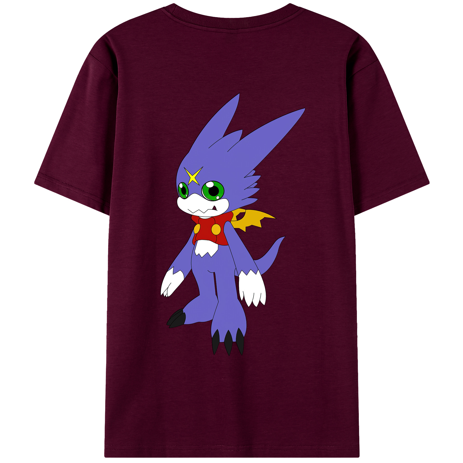 （画像用） Digimon デジタルモンスター/デジモン レディース半袖Tシャツ(バックプリント)
